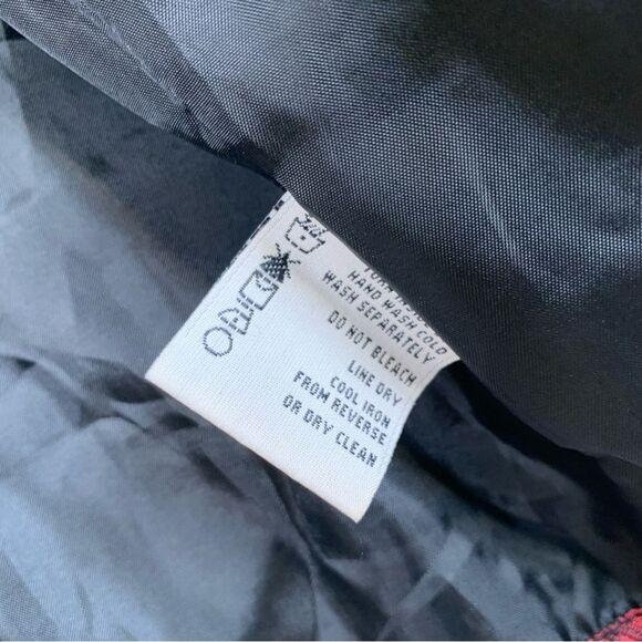 White Stag Vintage Black Embroidered Zip Front Jacket Size XL - Picture 11 of 15